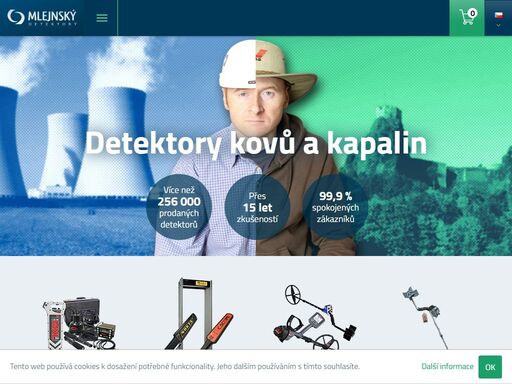 průmyslové detektory kovů a úniků kapalin od výhradního distributora detektorů minelab a 13 dalších značek. eshop, půjčovna, servis a řešení havárií.