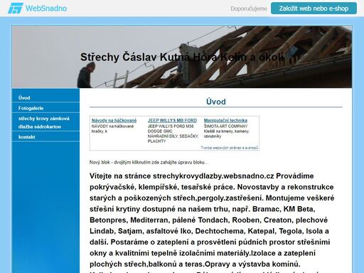 střechy