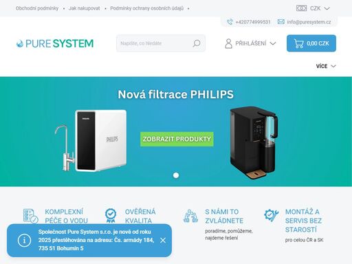jsme rodinná firma od roku 2008 - odborníci na čistou vodu. zajišťujeme komplexní řešení od návrhu po instalaci, údržbu. jsme tu pro vás.
