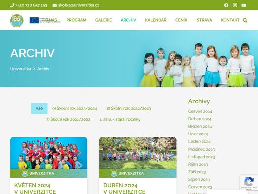 soukromá mateřská škola univerzitka z brna je tím prvním správným krokem za zábavou a poznáním vašich děti. univerzitka vznikla roku 2015.