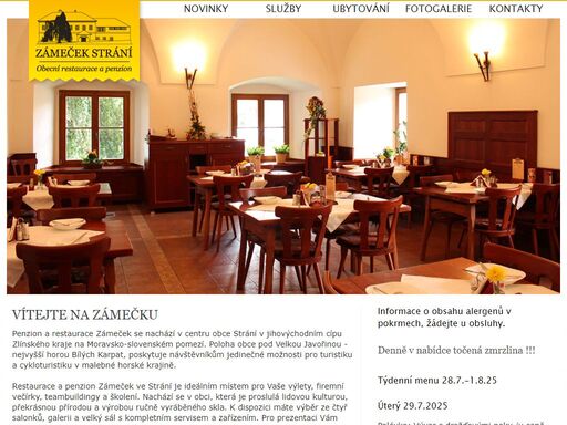 obecní restaurace a penzion, 