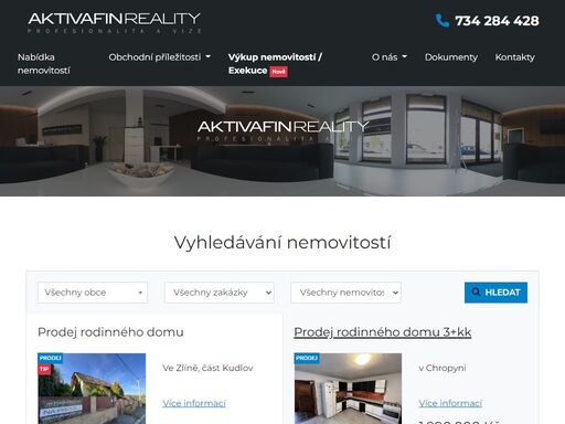 realitní nabídky. profesionalita a vize.