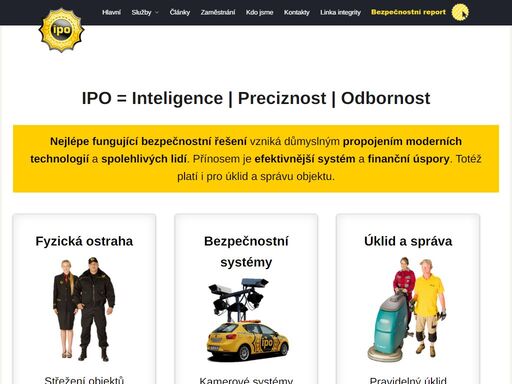 ve skupině ipo vytváříme pokročilá řešení spojením lidského potenciálu s moderními technologiemi. přínosem je efektivnější systém a finanční úspory.