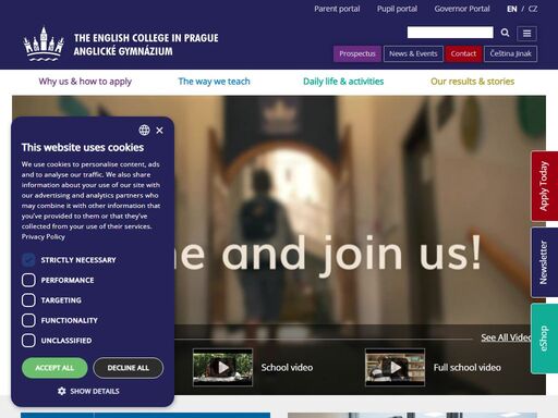 www.englishcollege.cz