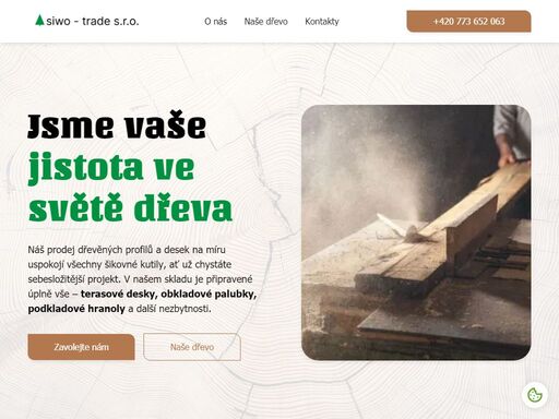 prodej dřevěných profilů a desek na míru, krumvíř, brno, siwo - trade s.r.o.