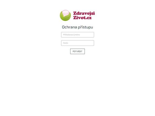 ochrana přístupu, zdravější život čr