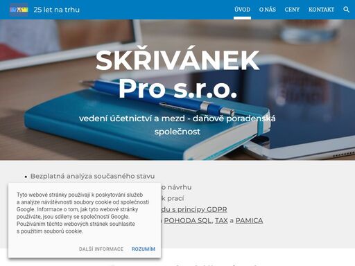 bezplatná analýza současného stavunezávazná konzultace včetně cenového návrhureference od top klientů včetně ukázek pracírespektujeme vaše soukromí - v souladu s principy gdprzpracování účetních dat v programech pohoda sql, tax a pamica