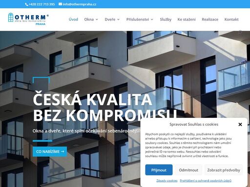 otherm praha vám nabízí kompletní výběr a dodávku plastových, dřevěných nebo hliníkových oken a dveří a to včetně příslušenství a doplňků.