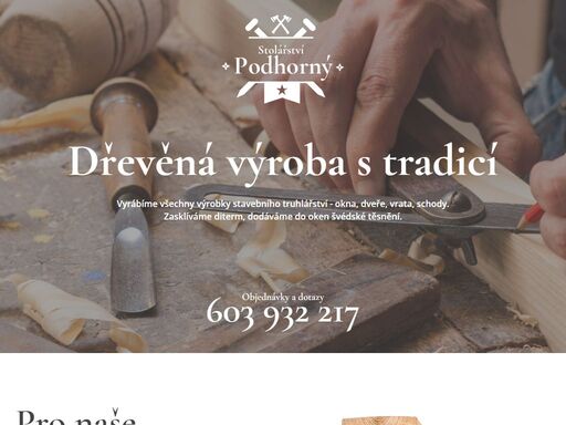 vyrábíme všechny výrobky stavebního truhlářství - okna, dveře, vrata, schody. zasklíváme diterm, dodáváme do oken švédské těsnění.