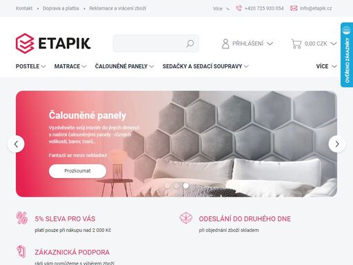 svět dokonalého čalouněného nábytku. jsme česká firma , která se zabývá luxusním čalouněným nábytkem do domácnosti. mezi náš přední nábytek, který nabízíme patří: čalouněné postele, čalouněné panely, předsíňové stěny s čalouněnými panely, sedačky a sedací soupravy, matrace do postelí. dále také nabízíme zakázkovou…