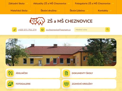 základní škola a mateřská škola cheznovice, okres rokycany, příspěvková organizace