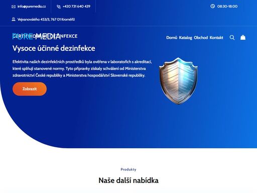 certifikované dezinfekce