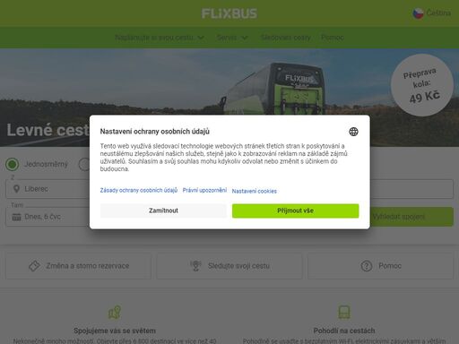 cestujte levně autobusem se společností flixbus - 400 000 denních spojů do 2 500 oblíbených evropských destinací ve více než 35 zemích!