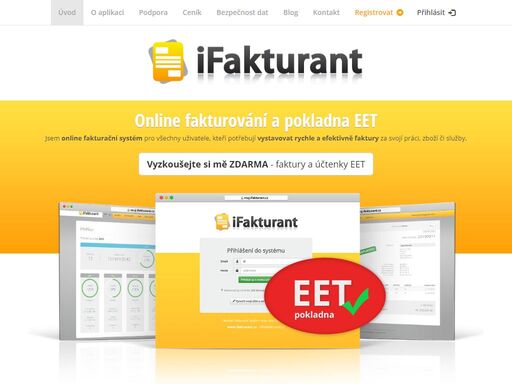 online fakturační systém pro všechny uživatele, kteří potřebují vystavovat rychle a efektivně faktury za svojí práci, zboží či služby.