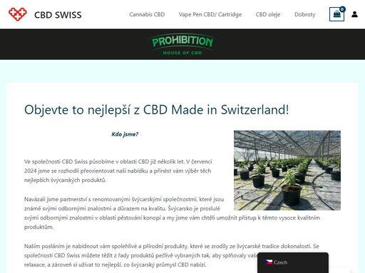 naše cbd oleje odpovídají vysokým švýcarským standardům, mají jasný původ, jsou
testovány nezávislou laboratoří a výrazně převyšují kvalitu běžně dostupných cbd olejů.