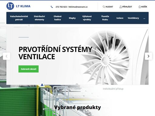 pro realizaci vzduchotechnického potrubí je potřeba velké množství komponent. ltklima.cz vám nabídne veškerý sortiment pro realizaci vzduchotechniky.