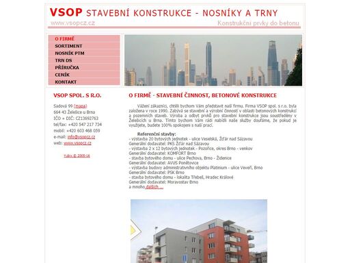 výroba speciálních prvků do betonu, výroba speciální výztuže pro přerušení tepelného mostu do betonu,
 včetně statického návrhu a posouzení