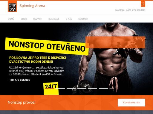 spinning arena  s.r.o. | přijďte si zacvičit! spinning, posilovna, pole dance, masáže