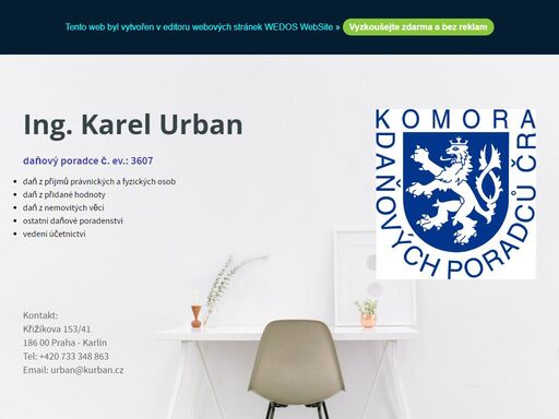 karel urban danovy poradce 3607