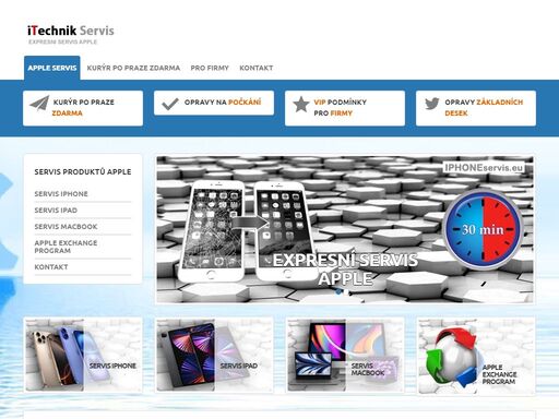 expresní servis apple v praze. záruční i pozáruční opravy iphone, ipad a macbook. většina oprav na počkání. otevřeno 7 dní v týdnu.
