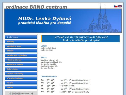 praktický lékař pro dospělé mudr. lenka dybová