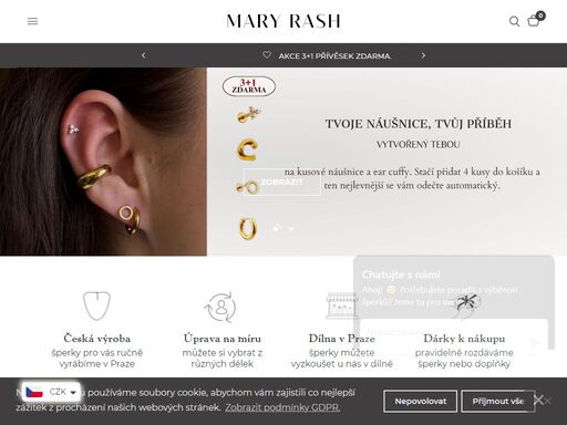 mary rash brand prodává ručně vyráběné šperky: náhrdelníky, náušnice a náramky. jedinečný design. vysoce kvalitní ručně vyráběné šperky. vyberte si své oblíbené a vytvořte si vlastní vzhled. doprava zdarma od 1500 kč.