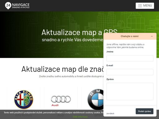 hledáte cestu? nevíte kudy kam? máme pro vás aktualizace map a gps pro úspěšné cesty a cíle.