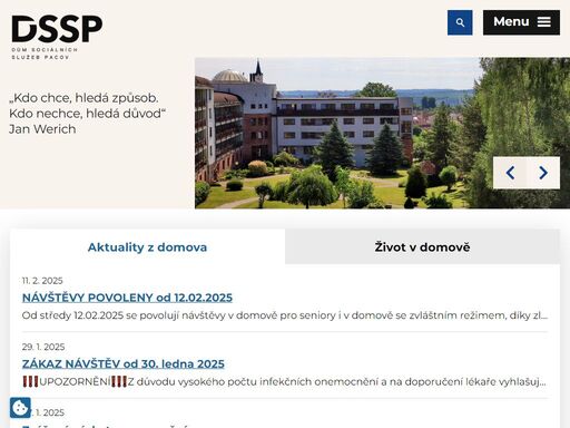jsme příspěvková organizace, jejímž zřizovatelem je město pacov. nabízíme příjemné prostředí, podporu a pomoc seniorům, kteří již nemohou žít sami ve svých domovech, a to ani za pomoci jejich blízkých nebo za pomoci terénních sociálních služeb.