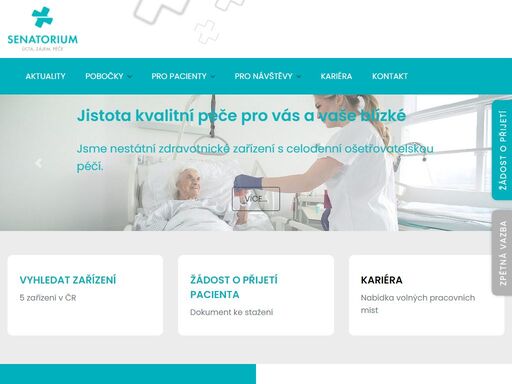 phf senatorium a.s. nabízí novou kvalitu poskytované péče i efektivní systém provozu nestátního zdravotnického zařízení lůžkového typu v oblasti dlouhodobé ošetřovatelské péče v čr. definuje tím zcela nový přístup k pacientovi.