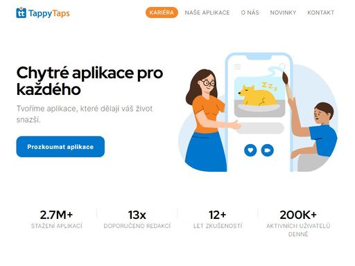 jsme vývojáři mobilních aplikací. mezi naše produkty patří populární aplikace pro ios a android, jako je dětská chůvička bibino, monitor psů barkio a mnoho dalších.