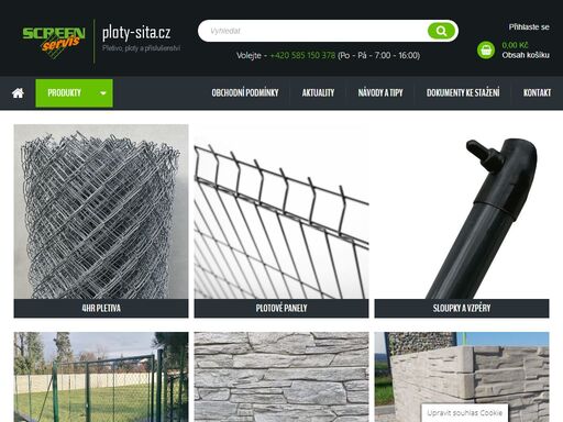 ploty, pletivo eshop