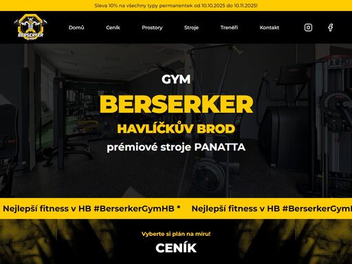 berserker gym s.r.o. - nejlepší posilovna v havlíčkově brodě