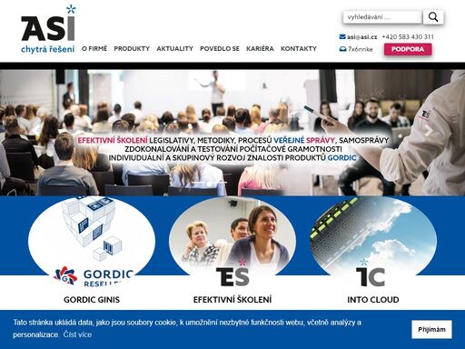 informační systém ginis, desítky ekonomických modulů gordic pro města, obce, příspěvkové organizace. vytváříme webové stránky, školíme office, openoffice