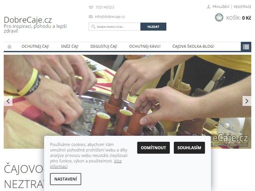 čajovo-bylinný rozcestník, kde se neztratíte :-). ... objednejte si originální thajské bio čaje a byliny v e-shopu nepustiltea.cz!
... naučte se metodou gong fu cha připravit oolongy, pchu-ery a jiné čaje!... mějte pohodu s čajem a bylinami, každý měsíc - v aši!

... přijďte si vychutnat dobrý šálek čaje a mírně se…