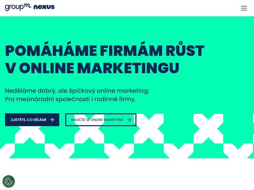 online marketingová agentura groupm nexus pomáhá růst e-shopům, b2b i b2c firmám.  propojujeme všechny online disciplíny tak, aby vám přinesly maximální užitek.