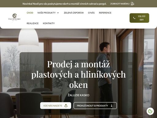 prodej oken, dveří, stínící techniky a příslušenství vám poskytuje rodinná společnost žaluzie kasko v prostějově, brně. seznamte se s naší nabídkou právě teď.