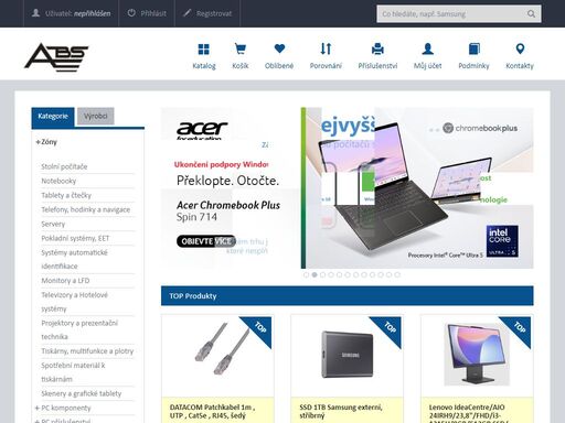 eshop:abs.cz váš obchod na internetu, komponenty datových a telekomunikaln=ch s=t= abs.cz, eabs.cz, abs-import.cz, komponenty datových a telekomunikaln=ch s=t=, obchod, internet, internetový, elektronický, shop, e-shop, mobilní, mobil, telefon, navigace, mio, telefony, digitální, fotoaparát, fotoaparáty, foťák, olympus, sony, nikon, canon, nokia, siemens, motorola, samsung, sony, ericsson, sonyericsson, panasonic, baterie, li-ion, li-pol, ni-mh, příslušesntví, akumulátory, paměťové karty, digital, čtečky, datové, kabely, mshop.cz s.r.o., pda, e-ten, eten, htc, panduit,solarix,rit,signamax,krone,atrack,alvarion,andrew,belden,compex,fluke,nera,orinoco,cisco,realtek, proxim,radiall,breeze,kabel,kabel drat,licna,kabel licna,wimax,cat5e,cat6,cat6a,cat7,rozvadec, wlan,utp,ftp,sftp, sstp,lsoh,frnc,hffr,pach kabel,patch panel,zasuvka,rj45,rj-45,isdn, ethernet,iso 11801,en 5017,optika,simplex,duplex,wifi,802.11,5ghz,snmp,wpa,aes,web,coax, konektor,aircom,catv,cctv,dxt,bmc,10gbase-t,10g,sip,proxy,stream,krimpovaci,spojky, redukce,rozvadec , bezdrátový internet, internet, tel./voip, softwarové‚ zabezpečení, výpočetní technika, počítače, fujitsu, triline, optické sítě, reklama , motherboard, monitory,  lcd, cpu, ram, chladiče, hdd, cd-rom, dvd, cdr-w, dvd-r/rw, fdd,  vga, zvukov‚ karty, multimedia, faxmodemy, počítače, scannery, case, repro, mouse, kb, joysticky, sw, tiskárny, ups, notebooky, foto, spotřebáček, datová  média, kabely a redukce, síťové komponenty‚ komponenty, komunikace, datové‚ přepínače, pc tuning, aopen, epson, aoc, abit, acer, alps, eurocase, encore, evercool, innovision, kingmax, microsoft, minolta, pc chips, pine, powercolor, toshiba, z-com, 3com, amd, adi, apc, creative labs, genius, hewlett packard, intel, iomega, matrox, mitsumi, morex, askey, mustek, planet, sampo, ibm, seagate, tdk, lite-on, western digital, yamaha, artec, teac, sony, kouwell, adaptec, shuttle, soltek, ati, microcom, umax, logitech, lg, samsung, olympus, sino, avance, promont, case mod, neovo, pioneer, vision, asus, chicony, msi, plextor, leadtek, compaq, cooler master, chieftek, ahead, oem, nec, canon, imation, verbatim, benq, panduit, belden, mediaforte, avermedia, dazzle, trust, kinyo, dicota, gainward, titan, eizo, nvidia, manli, hansol, hynix, ocz, text, linksys, hercules, a4tech, spphire, agen computer, kiss