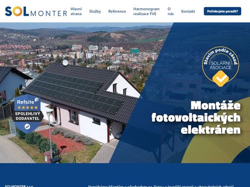 pomáháme klientům s přechodem na čistou a levnější energii z obnovitelných zdrojů. poskytujeme kompletní řešení fotovoltaických a bateriových systémů včetně vyřízení legislativy a dotací.