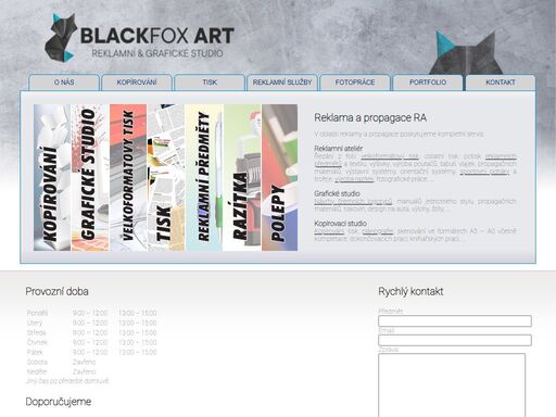 poskytujeme kompletní servis v oblasti reklamy a propagace. reklamní ateliér, grafické studio, kopírovací centrum - hradec králové.