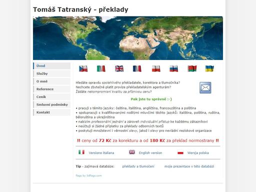 překlady, tlumočení