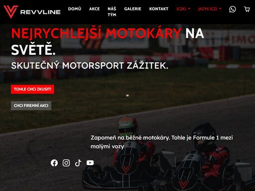 probuď v sobě závodníka. zažij svět elitních motokárových zážitků, ryzí rychlosti a čistého adrenalinu.