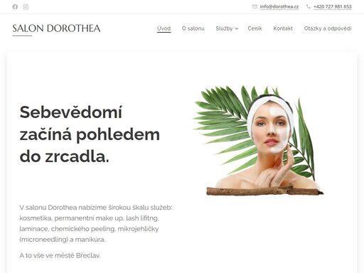 vítejte v salonu dorothea v břeclavi, kde vaše krása a pohodlí jsou naší prioritou. klára matoušková a její tým profesionálů vám nabízejí širokou škálu služeb v oblasti péče o vaši krásu.