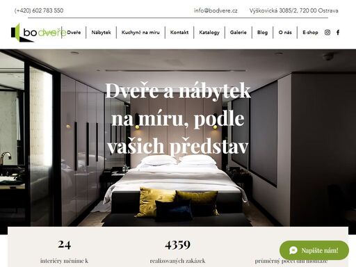 dveře, kuchyně i nábytek na míru pro vás vyrábíme už více než 20 let. kvalitní české dveře a originální nábytek najdete pouze v bo dveře | rádi vám poradíme.