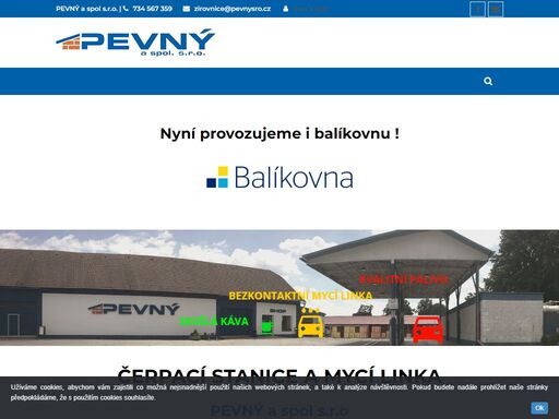čerpací stanice s dlouhou otevírácí dobou a kvalitními palivy: benzín, diesel a lpg. bezkontaktní mycí linka nové generace. bonusový program pro věrné zákazníky. v areálu stavebnin pevný s.r.o v hradecká, žirovnice