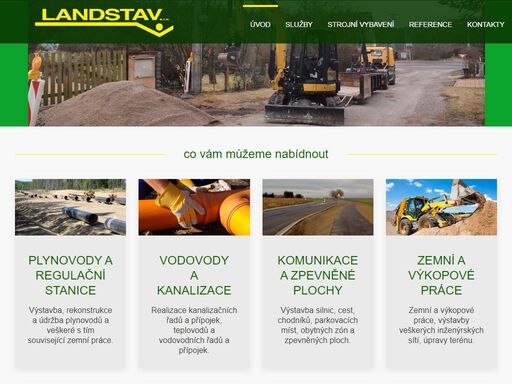 provádíme výstavbu a rekonstrukce plynovodů a regulačních stanic, vodovodů a kanalizací, komunikací a zpevněných ploch. kompletní zemní a výkopové práce v plzni a okolí.