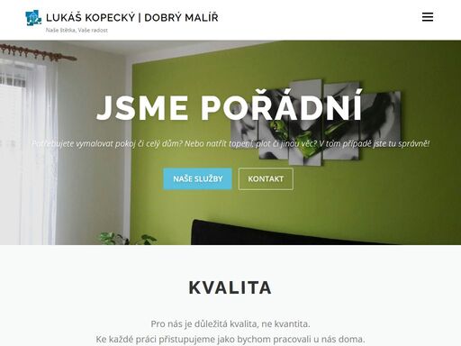 malířské, natěračské práce. kvalitní služby za přijatelné ceny. nechte si od nás vymalovat svůj pokoj.