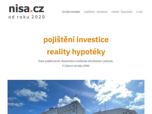 pojištění, investice, reality v liberci