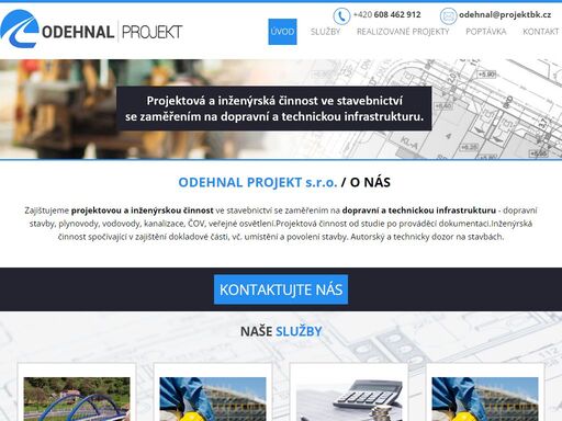 dopravní stavby, technická infrastruktura, projekční a inženýrský činnost brno