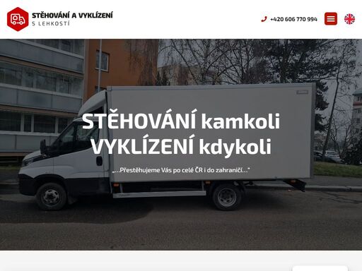 přestěhujeme vás po celé čr i do zahraničí.