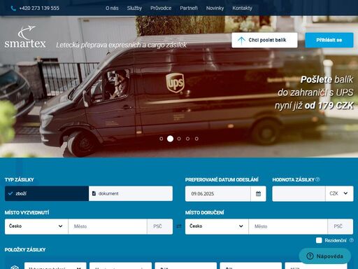 smartex | letecká expresní přeprava dokumentů, balíků a letecká nákladní přeprava cargo. zvolíme pro vás to nejvhodnější řešení přepravy. ?
